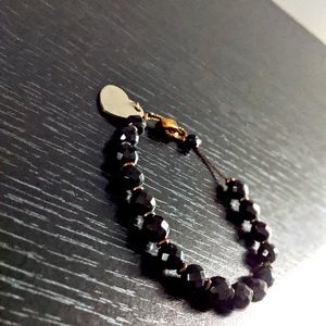 Black Bead Bracelet